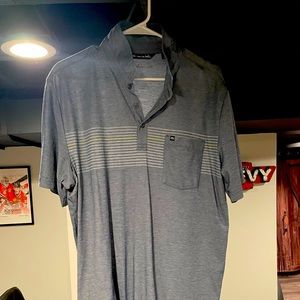 Travis Mathew XL Golf/Casual Polo. Like new!  Blue/grey